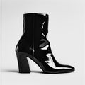 Black glossy shoes
